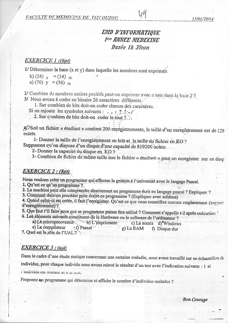 www.espace-etudiant.net -  info exam 1ere année medecine.jpg